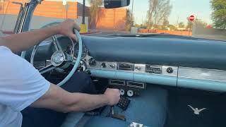 1957 Ford Thunderbird Restomod Start Up and Ride Along