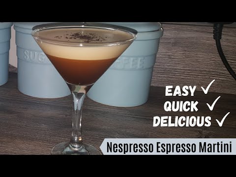 How to Make an Espresso Martini Nespresso Style | Quick, Easy and Simple | Coffee Cocktail Recipes