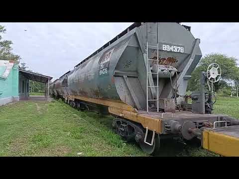 Gt- 22 (9042) con un Tren Cargado de N.C.A a su paso por "Estación Beltrán" rumbo a Cevil Pozo 🚂🌥️