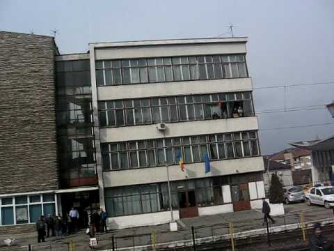 Galeria Rapidului in gara la Medias