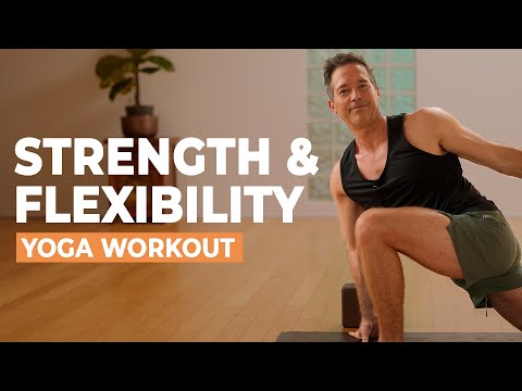 20 Min Strength and Flexibility Yoga Workout l Chi Warrior x Power Yoga