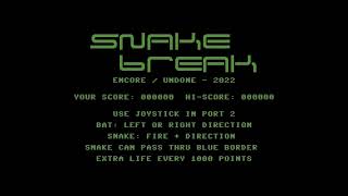 Commodore 64 =+ Snake Break += New Game 2022