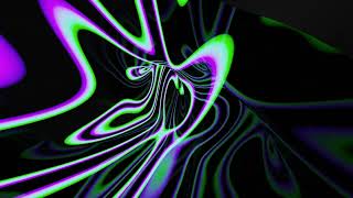 Purple Green Swirl Tunnel - VJ LOOP NEON Calming Abstract Background Video 4k Dreaming Screensaver
