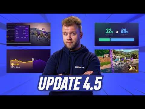 ROUVY 4.5 Update | Pace Partners, Cross-Mode Visibility, Community Voting & More