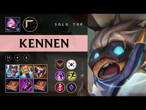 Kennen Top vs Darius - KR Grandmaster Patch 25.24