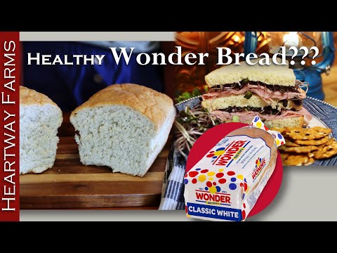 Homemade Wonderbread? Easy Homemade Sandwich Bread | Organic Recipe | Sliceable Bread Loaf