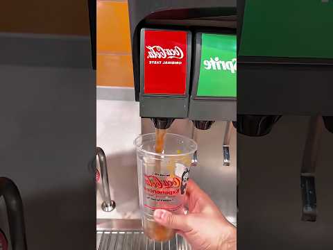 This man combined Coca-Cola and various other drinks to create a wonderful drink 😍