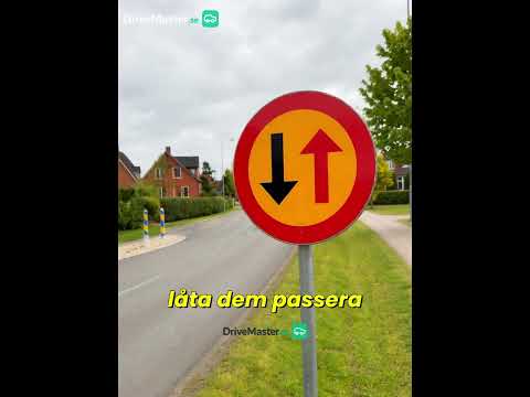 Röd pil eller svart pil? Lär dig väjningsplikten på 1 minut