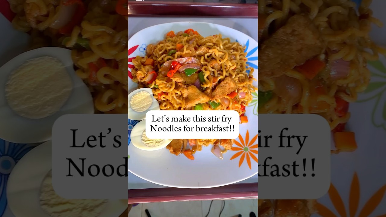 Sumptuous Spicy Chicken and Vegetable Noodles