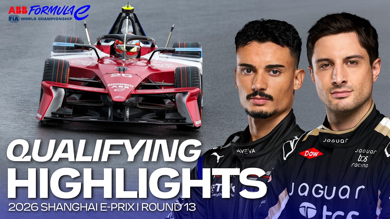 Qualifying Highlights | Shanghai E-Prix | Round 13 | Formula E