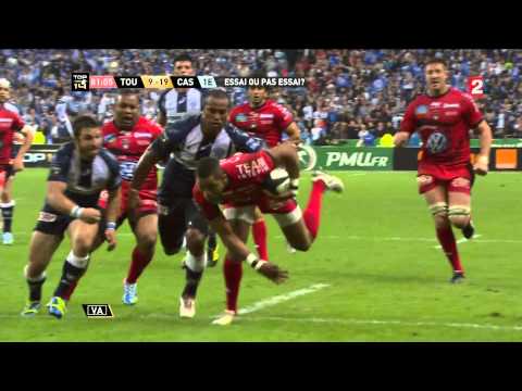 Finale Top14 Toulon vs Castres: Coup de poing.