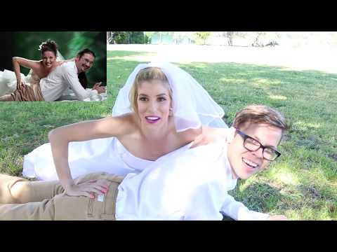 RECREATING CRINGY WEDDING PHOTOS! Video
