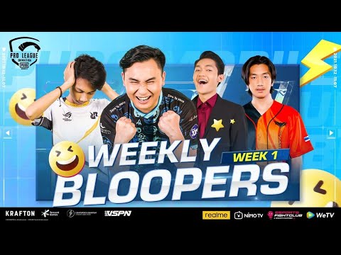 PMPL SEA WEEKLY BLOOPERS #1🤣 | PMPL SEA Championship S4