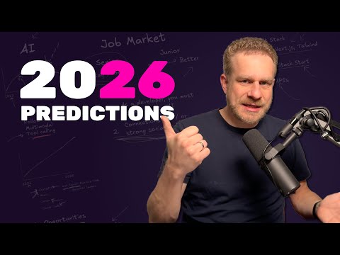 My AI, (dev) job market and web dev predictions for 2026