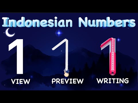 Bahasa Indonesia Numbers Learning  |Bahasa  Numbers Reading and Writing Practice With pronunciation