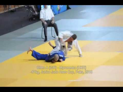 Judo 2010 Paks -81kg Chen A (ISR) - Myronenko (UKR)