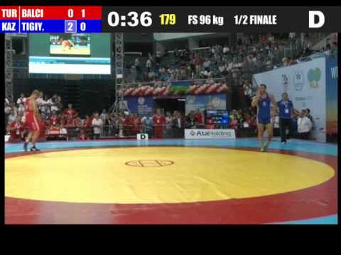 serhat balci vs taimuraz tigiev 2011 world championship