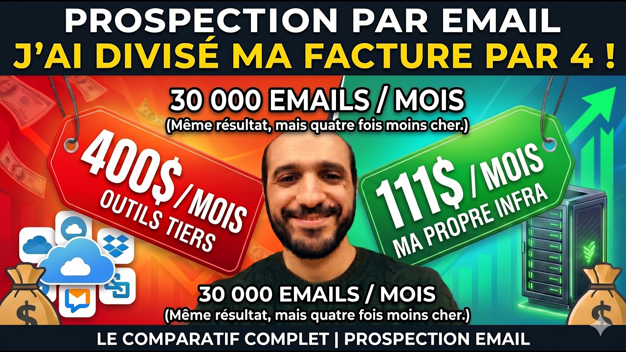 Prospection par email : Divisez votre facture par 4 sans perdre en résultats !