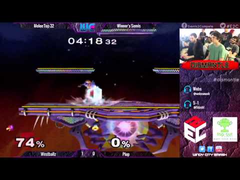 Dismantle - Westballz (Falco) vs. Plup (Sheik) Melee Winner's Semis