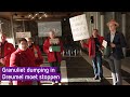 Actie bij provinciehuis tegen stort granuliet