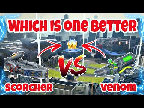 [WR]🔥 Scorcher VS Venom Weapon Comparison in |War Robots|