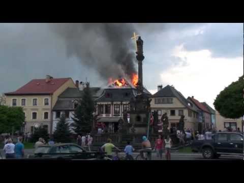 Požár Jablonné v Podještědí