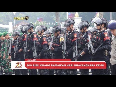 APEL PENGAMANAN HARI BHAYANGKARA POLRES METRO JAKPUS