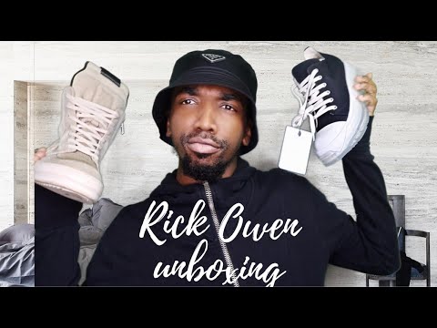 Rick Owens Unboxing