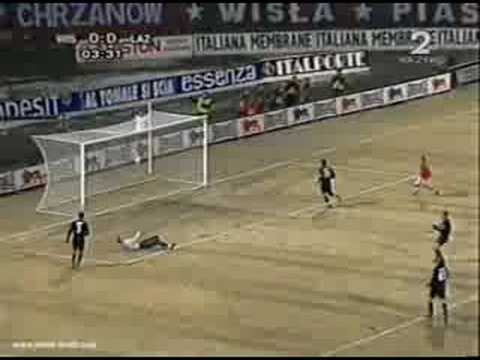 2003-04-05 Wisła - Lazio 1-2 (gol Kuźby)