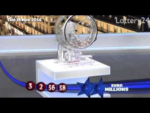 2014 11 18 Euro Millions Number and draw results