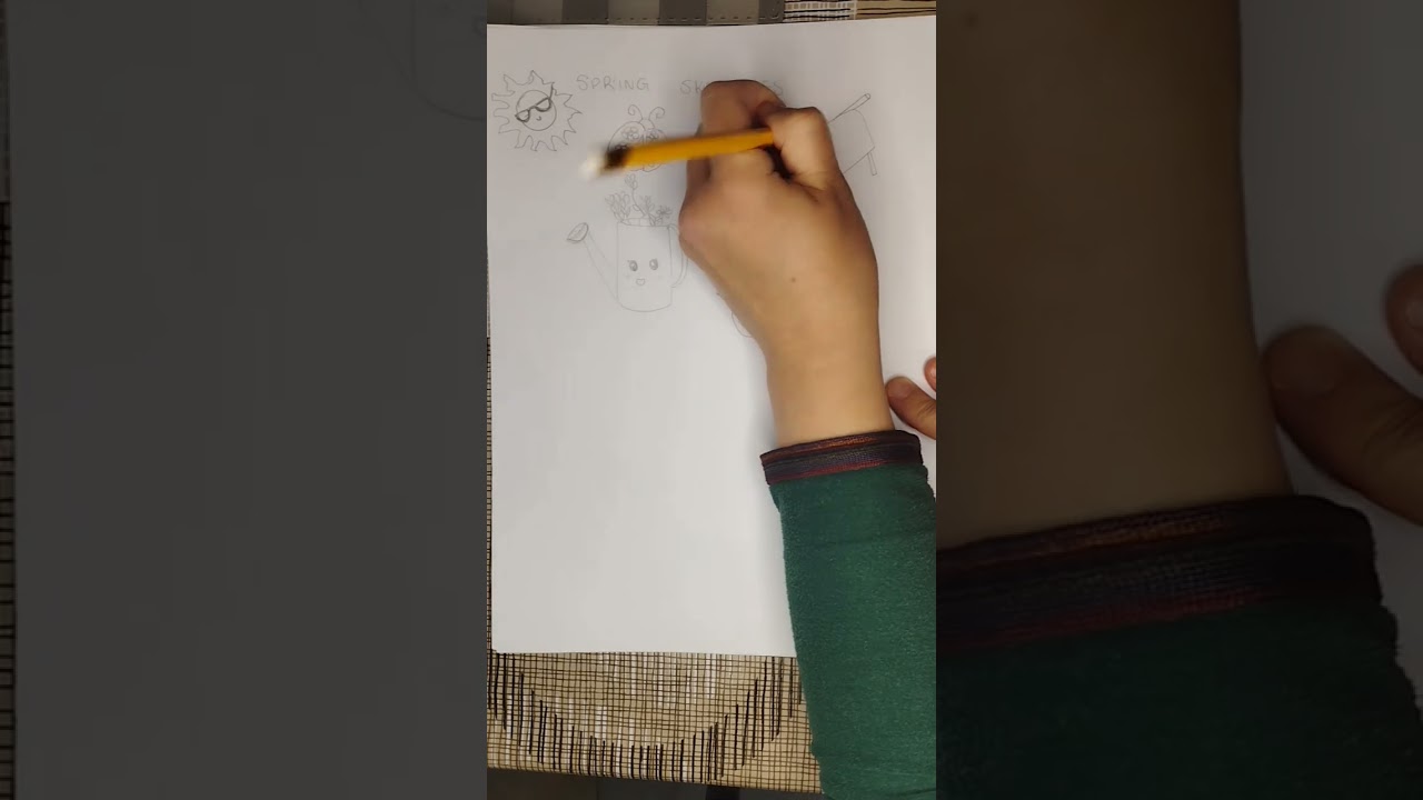 Spring sketches part 5 #paintlovecreate #drawingideas #sketchful #sketchwithme #doodles #doodleart