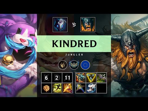 Kindred Jungle vs Olaf - EUW Challenger Patch 25.17