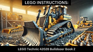 LEGO INSTRUCTIONS: LEGO Technic 42028 Bulldozer 🚜💥Powerful Construction Vehicle for Builders! Book 2