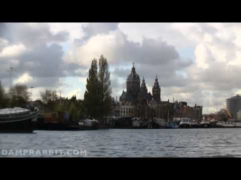 Amsterdam canal boat ride in High Definition part 1
