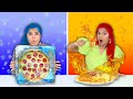 Extreme Fire Vs Ice Food Challenge Hungry Birds