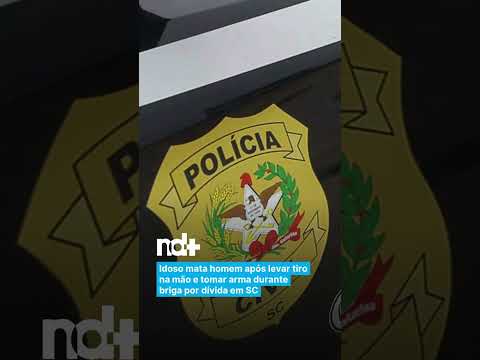 Idoso mata homem após levar tiro na mão e tomar arma durante briga por dívida em SC