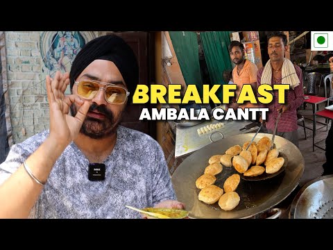 Desi Breakfast Options in Ambala in 2024 | Ambala Food Tour