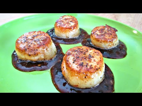 Sea Scallops - with Asian Secret Sauce - PoorMansGourmet