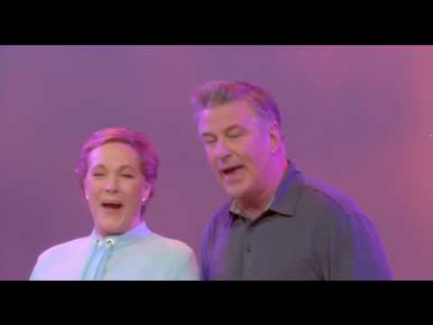 Julie Andrews, Alec Baldwin SINGING