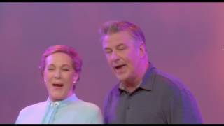 Julie Andrews, Alec Baldwin SINGING