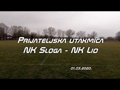 Prijateljska utakmica NK Sloga - NK Lio, 1.pol