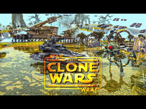 Star Wars the Clone Wars - Kashyyyk Swamps (Cinematic) | Men of War Assault Squad 2