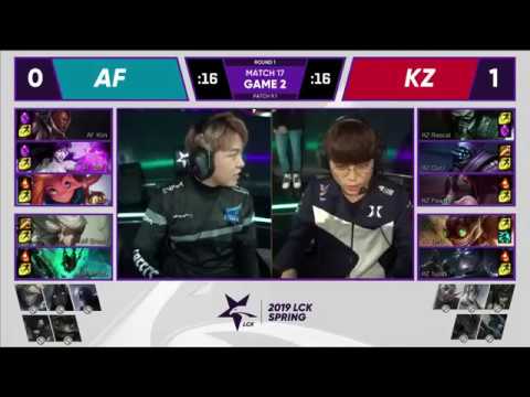 KZ vs. AF - Higilights - Game 2 - LCK Spring Split (2019)