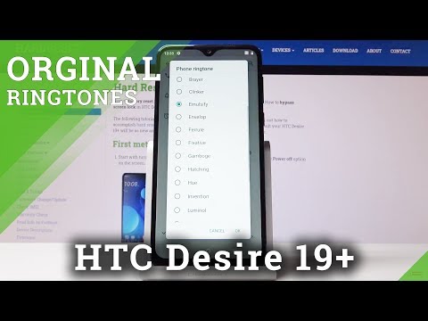 Ringtone List on HTC Desire 19+ – Change Ringtone