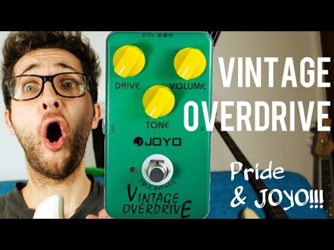 Joyo Vintage Overdrive Pedal Review and Demo - Tube Screamer Clone