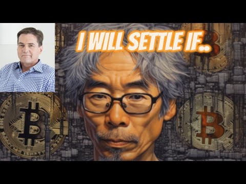 Craig Wright giving up as Satoshi Nakamoto? He wants to settle LAWSUIT!
