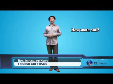 Imintanout speaks English. Let's learn native English greetings الدرس الاول