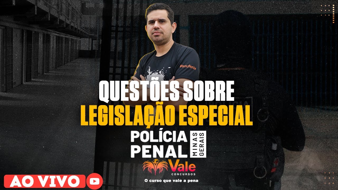 QUESTÕES SOBRE LEGISLAÇÃO ESPECIAL - PPMG