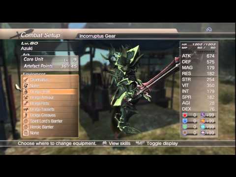 WKC 2 Avatar Knight Armor Set - Draga GR 23 - White Knight Chronicles II