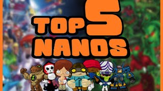 Top 5 Nanos In FusionFall